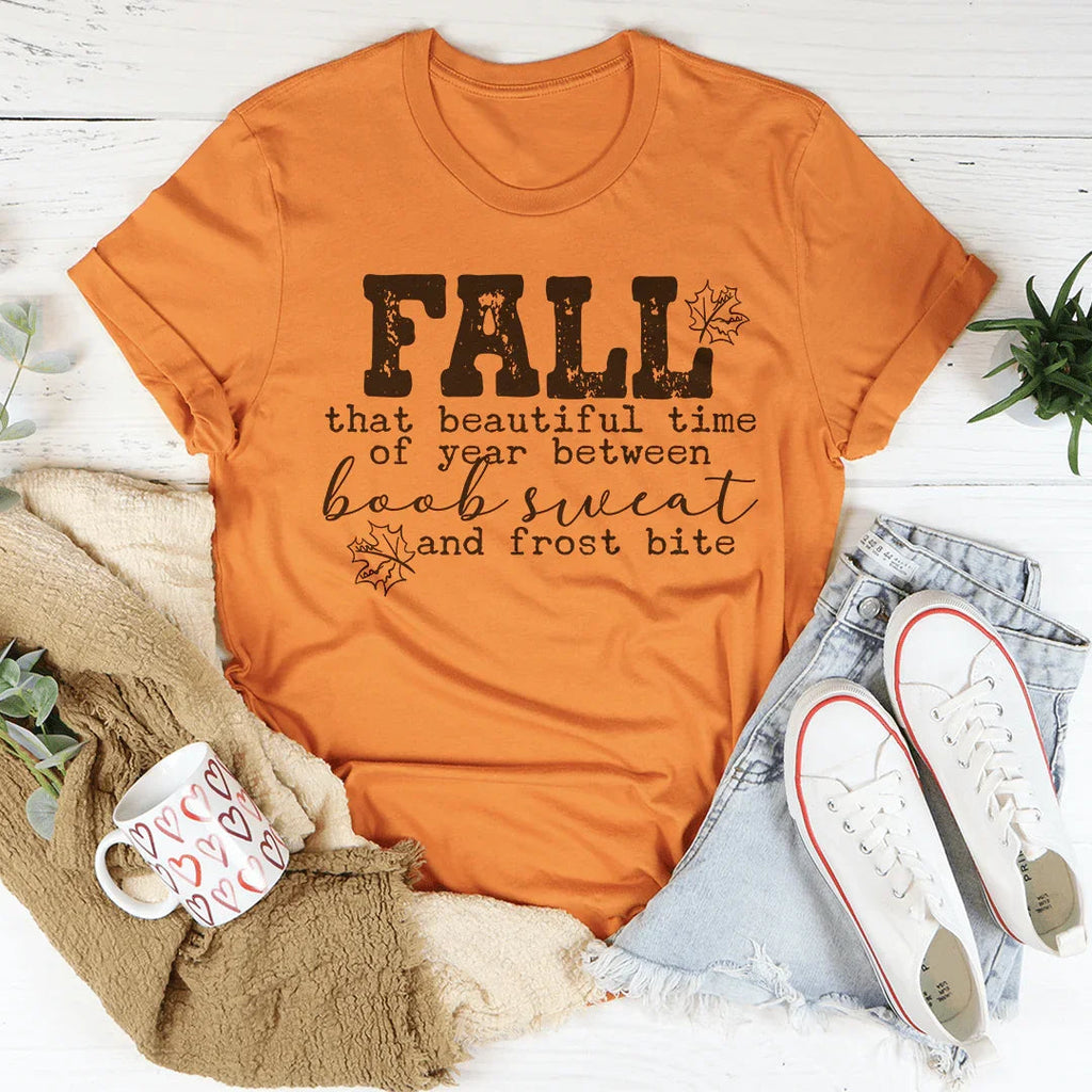 Fall That Beautiful Time Of Year Tee Peachy Sunday