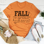 Fall That Beautiful Time Of Year Tee Peachy Sunday