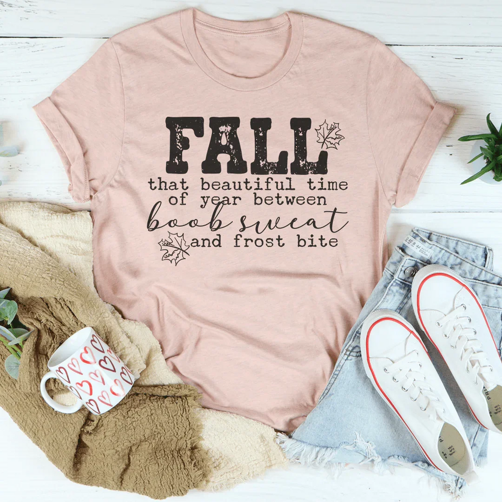 Fall That Beautiful Time Of Year Tee Peachy Sunday