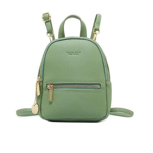 Famous Designer Mini Soft Touch Leather Small Backpack For Female And Girls Fashionable Ladies Bagpack Shoulder Bag Stevvex
