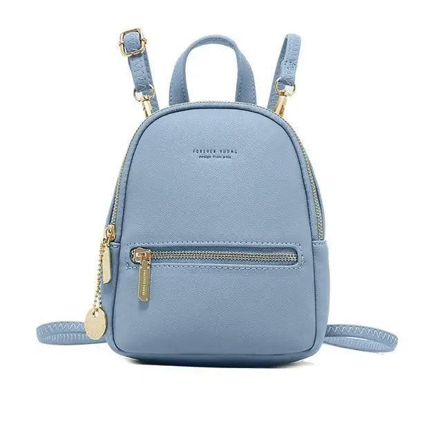 Famous Designer Mini Soft Touch Leather Small Backpack For Female And Girls Fashionable Ladies Bagpack Shoulder Bag Stevvex