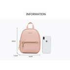 Famous Designer Mini Soft Touch Leather Small Backpack For Female And Girls Fashionable Ladies Bagpack Shoulder Bag Stevvex