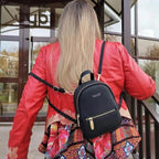 Famous Designer Mini Soft Touch Leather Small Backpack For Female And Girls Fashionable Ladies Bagpack Shoulder Bag Stevvex