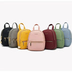 Famous Designer Mini Soft Touch Leather Small Backpack For Female And Girls Fashionable Ladies Bagpack Shoulder Bag Stevvex