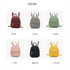 Famous Designer Mini Soft Touch Leather Small Backpack For Female And Girls Fashionable Ladies Bagpack Shoulder Bag Stevvex