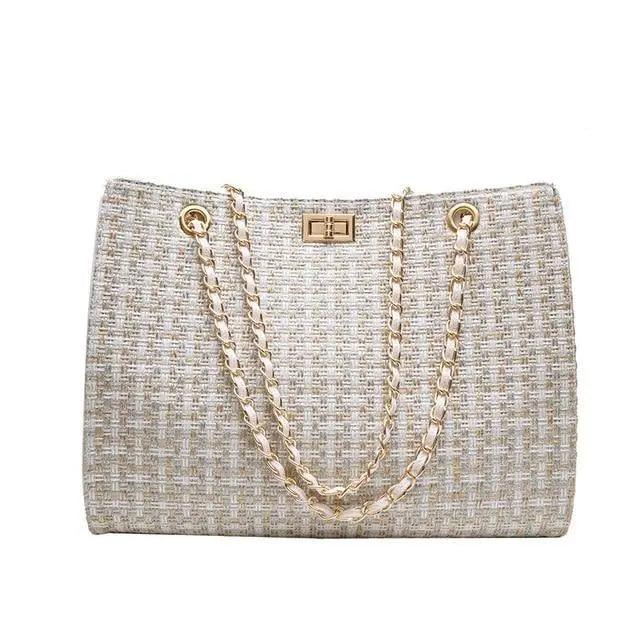Famous Designer Pu Leather Chain Shoulder Bag/Crossbody Bags With High Quality And Large Capacity For Ladies And Girls Stevvex