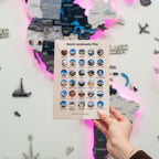 Wooden World Landmarks Pins Enjoy The Wood