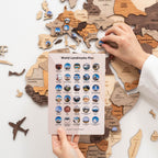 Wooden World Landmarks Pins Enjoy The Wood