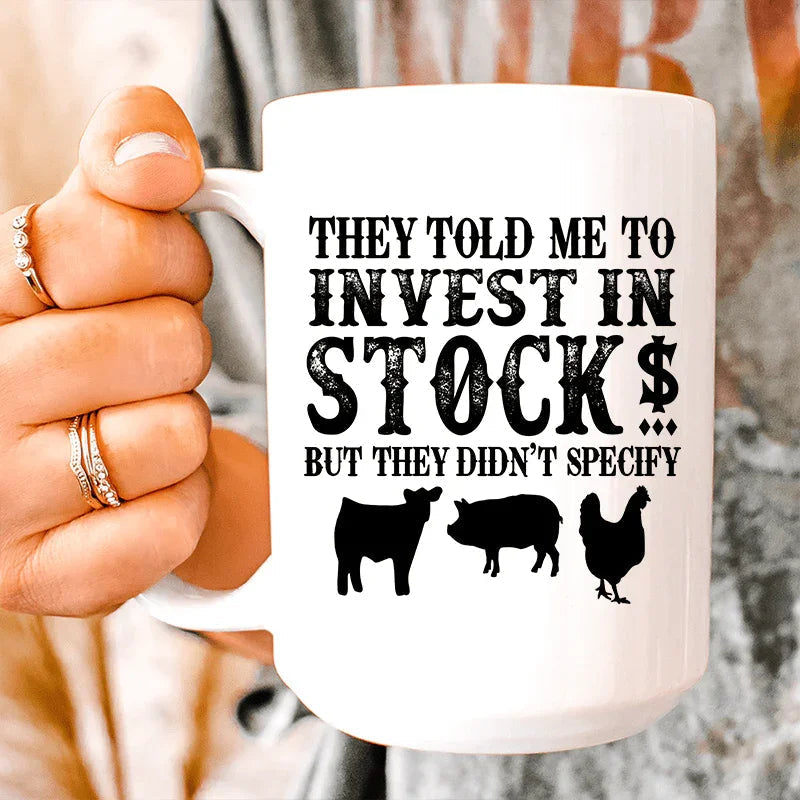 Farmer Ceramic Mug 15 oz Peachy Sunday
