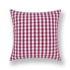 Farmhouse Plaid Striped Linen Cotton Pillow Covers Outdoor Plaid Square Pillow Cushion Case Cotton Linen Throw Pillow Covers Sofa Chair Decorative Cotton Cushions Cover Red Green Blue Pillowcase Stevvex