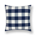 Farmhouse Plaid Striped Linen Cotton Pillow Covers Outdoor Plaid Square Pillow Cushion Case Cotton Linen Throw Pillow Covers Sofa Chair Decorative Cotton Cushions Cover Red Green Blue Pillowcase Stevvex