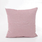 Farmhouse Plaid Striped Linen Cotton Pillow Covers Outdoor Plaid Square Pillow Cushion Case Cotton Linen Throw Pillow Covers Sofa Chair Decorative Cotton Cushions Cover Red Green Blue Pillowcase Stevvex