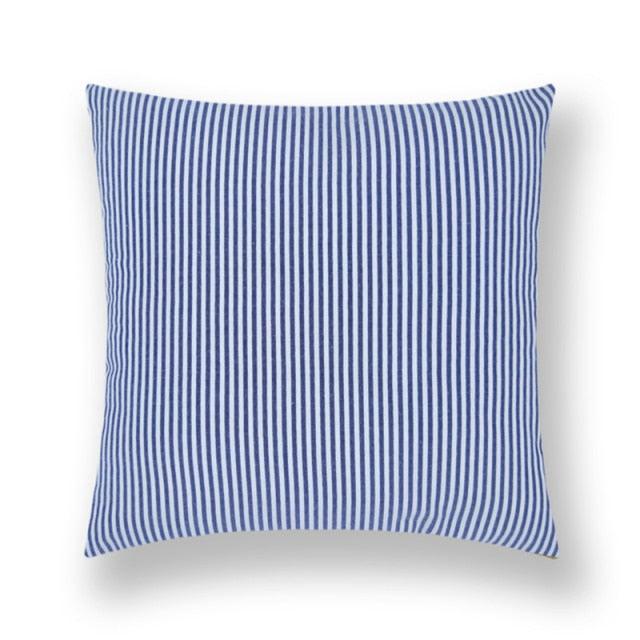 Farmhouse Plaid Striped Linen Cotton Pillow Covers Outdoor Plaid Square Pillow Cushion Case Cotton Linen Throw Pillow Covers Sofa Chair Decorative Cotton Cushions Cover Red Green Blue Pillowcase Stevvex