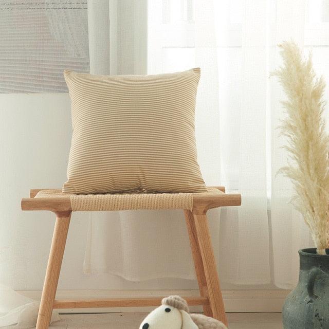 Farmhouse Plaid Striped Linen Cotton Pillow Covers Outdoor Plaid Square Pillow Cushion Case Cotton Linen Throw Pillow Covers Sofa Chair Decorative Cotton Cushions Cover Red Green Blue Pillowcase Stevvex