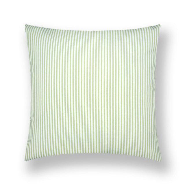 Farmhouse Plaid Striped Linen Cotton Pillow Covers Outdoor Plaid Square Pillow Cushion Case Cotton Linen Throw Pillow Covers Sofa Chair Decorative Cotton Cushions Cover Red Green Blue Pillowcase Stevvex