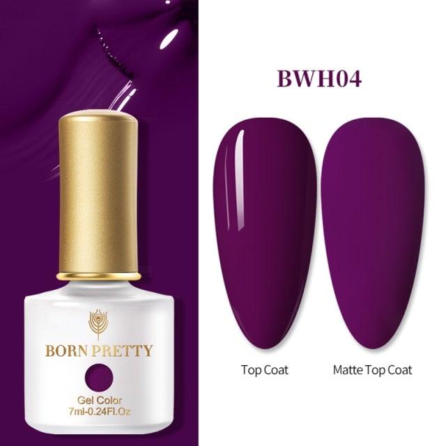 Fashion 2022 New Womens Colorful Nail Gel Polish Modern Glitter Pink Purple UV Diamond Stylish Design Nail Colors Gel For Girls and Women In Shinny Trend Color Stevvex