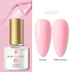 Fashion 2022 New Womens Colorful Nail Gel Polish Modern Glitter Pink Purple UV Diamond Stylish Design Nail Colors Gel For Girls and Women In Shinny Trend Color Stevvex