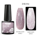 Fashion 2022 Reflective Glitter Gel Nail Polish 8 Colors Sparkling Auroras Permanent UV Diamond Gel Nail Polish Gel For Girls and Womens Stevvex