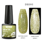 Fashion 2022 Reflective Glitter Gel Nail Polish 8 Colors Sparkling Auroras Permanent UV Diamond Gel Nail Polish Gel For Girls and Womens Stevvex