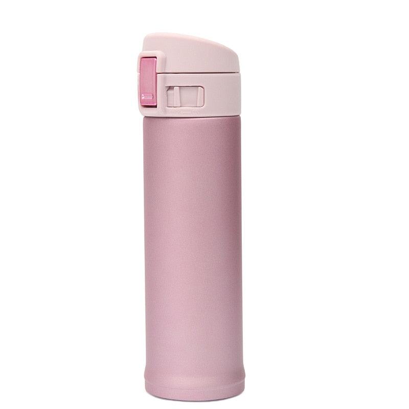 Fashion 500ml Stainless Steel Insulated Cup Coffee Tea Thermos Bottle Thermal Water Bottle Travel Drink Bottle Tumbler Warm Water Container Coffee Keeper Tea Keeper Camping Travel Coffee Tea Milk Mug Kitchen Dining Set Reusable Water Bottle Stevvex