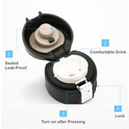 Fashion 500ml Stainless Steel Insulated Cup Coffee Tea Thermos Bottle Thermal Water Bottle Travel Drink Bottle Tumbler Warm Water Container Coffee Keeper Tea Keeper Camping Travel Coffee Tea Milk Mug Kitchen Dining Set Reusable Water Bottle Stevvex