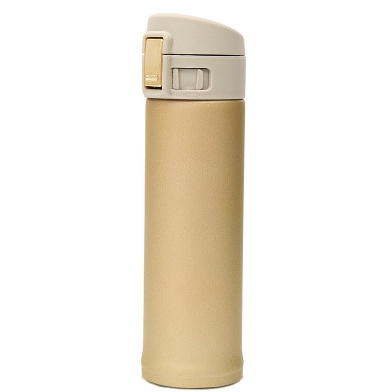 Fashion 500ml Stainless Steel Insulated Cup Coffee Tea Thermos Bottle Thermal Water Bottle Travel Drink Bottle Tumbler Warm Water Container Coffee Keeper Tea Keeper Camping Travel Coffee Tea Milk Mug Kitchen Dining Set Reusable Water Bottle Stevvex