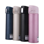 Fashion 500ml Stainless Steel Insulated Cup Coffee Tea Thermos Bottle Thermal Water Bottle Travel Drink Bottle Tumbler Warm Water Container Coffee Keeper Tea Keeper Camping Travel Coffee Tea Milk Mug Kitchen Dining Set Reusable Water Bottle Stevvex
