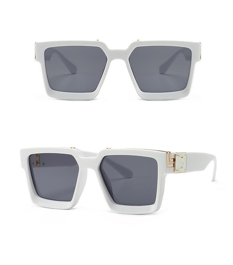 Fashion Black Design Stylish Sunglasses For Men & Women Square Shape Driving Eyewear Classic Luxury Style Sun Glasses For Men Women Anti Blue Light Sun Glasses For Summer Stevvex
