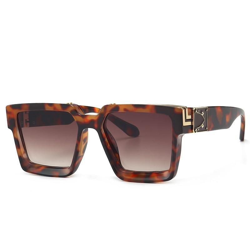 Fashion Black Design Stylish Sunglasses For Men & Women Square Shape Driving Eyewear Classic Luxury Style Sun Glasses For Men Women Anti Blue Light Sun Glasses For Summer Stevvex