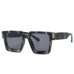 Fashion Black Design Stylish Sunglasses For Men & Women Square Shape Driving Eyewear Classic Luxury Style Sun Glasses For Men Women Anti Blue Light Sun Glasses For Summer Stevvex