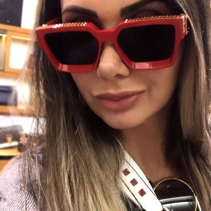 Fashion Black Design Stylish Sunglasses For Men & Women Square Shape Driving Eyewear Classic Luxury Style Sun Glasses For Men Women Anti Blue Light Sun Glasses For Summer Stevvex