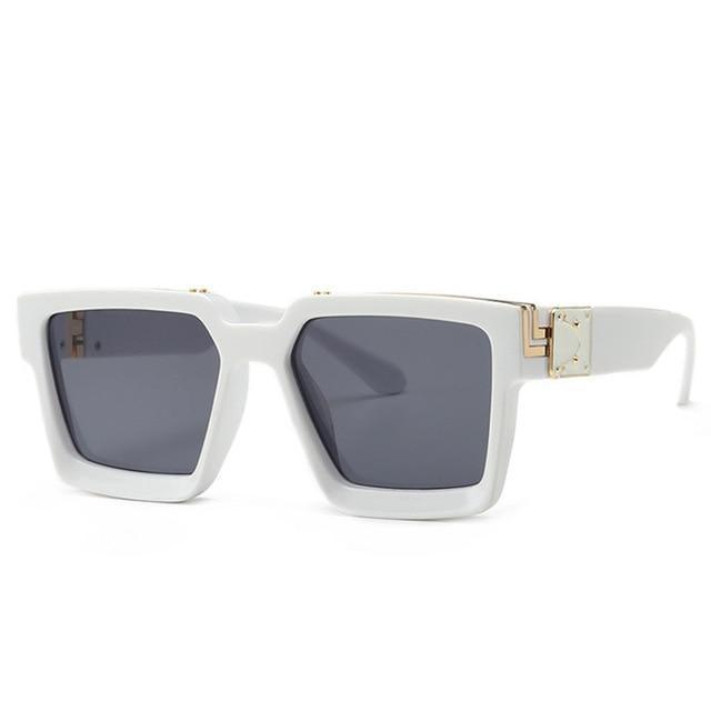 Fashion Black Design Stylish Sunglasses For Men & Women Square Shape Driving Eyewear Classic Luxury Style Sun Glasses For Men Women Anti Blue Light Sun Glasses For Summer Stevvex