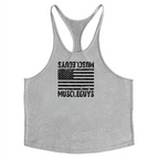 Fashion Bodybuilding Cotton Gym Sleeveless Shirt Men Fitness Vest Modern Singlet Sportswear Workout Tank Top Gym Mens Back Tank Top Vest Muscle Fashion Stringer Clothing Bodybuilding Singlets Fitness Workout Sleeveless Sports Shirt