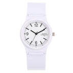 Fashion Casual Environmental Friendly Silicone Childrens Quartz Fashion Watches Retro Classic Analog Time Teacher Young Girls Teen Wrist Watch With Colorful Silicone Band For Valentine’s Day Stevvex