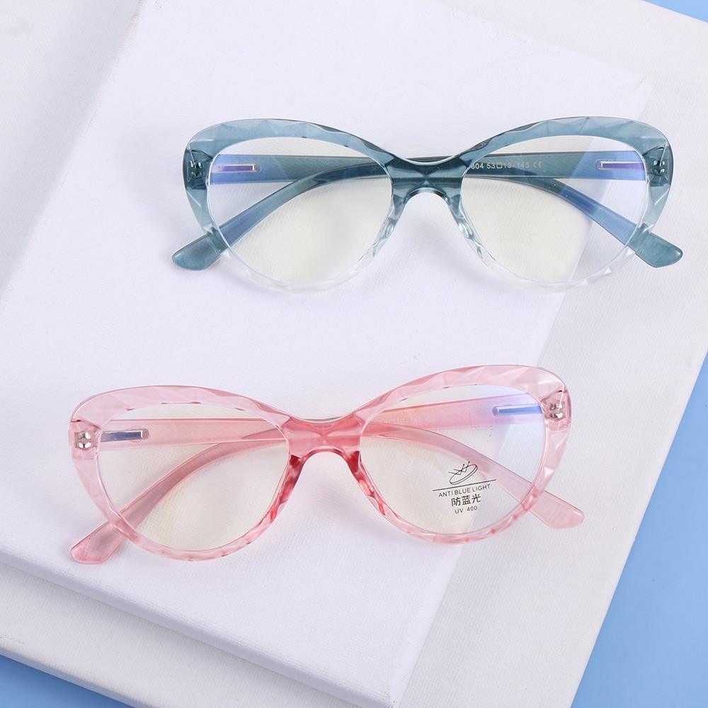 Fashion Cat Eye Eyeglasses For Women Men Flexible Portable Anti Blue Rays Glasses Computer Glasses Optical Eyewear For Men And Women Optical Eyewear Fashionable Eyewear Stevvex