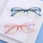 Fashion Cat Eye Eyeglasses For Women Men Flexible Portable Anti Blue Rays Glasses Computer Glasses Optical Eyewear For Men And Women Optical Eyewear Fashionable Eyewear Stevvex