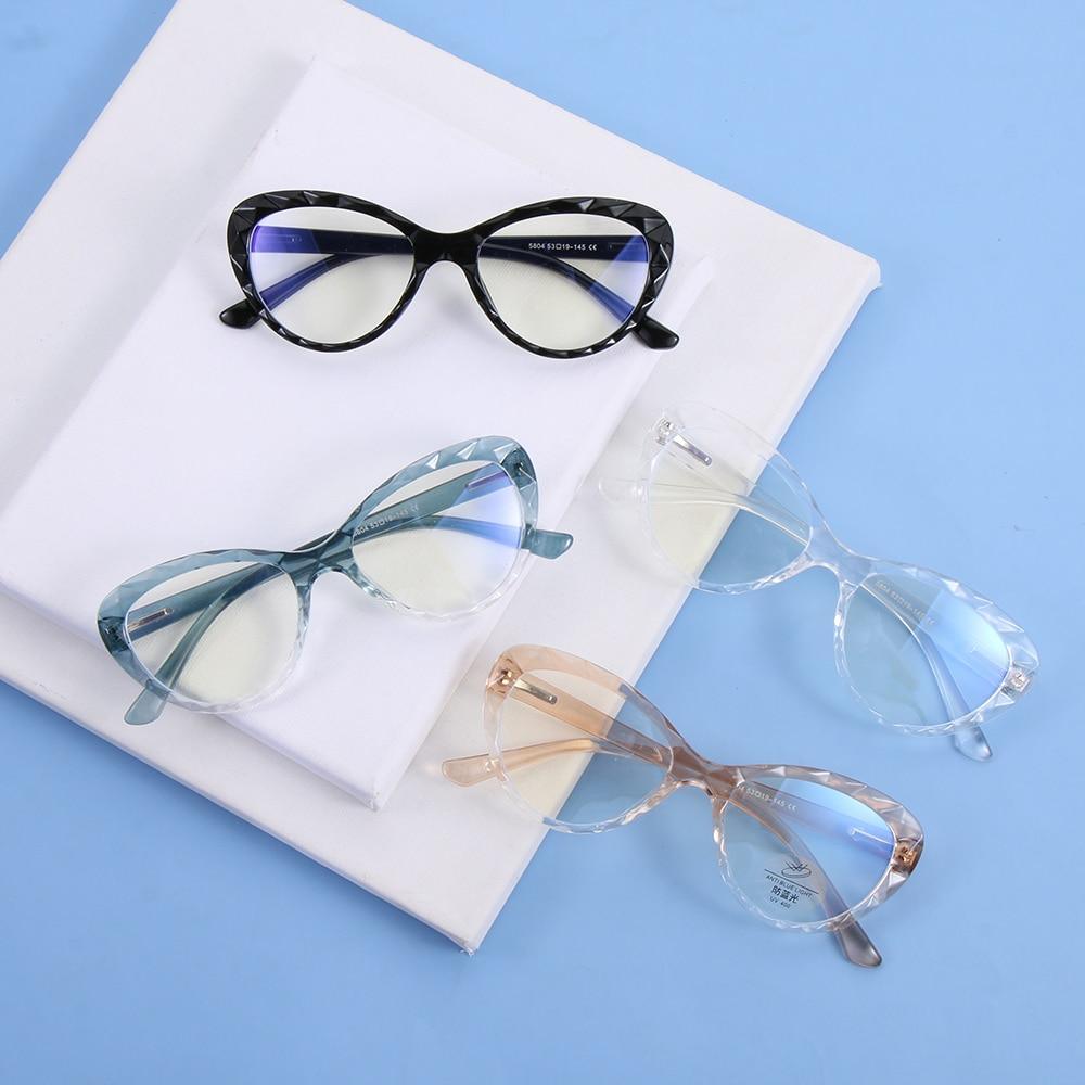 Fashion Cat Eye Eyeglasses For Women Men Flexible Portable Anti Blue Rays Glasses Computer Glasses Optical Eyewear For Men And Women Optical Eyewear Fashionable Eyewear Stevvex