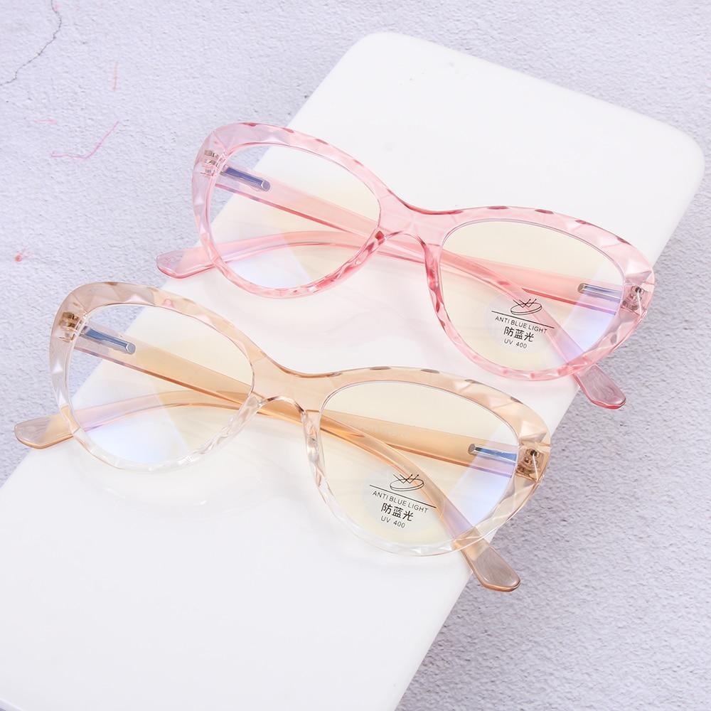 Fashion Cat Eye Eyeglasses For Women Men Flexible Portable Anti Blue Rays Glasses Computer Glasses Optical Eyewear For Men And Women Optical Eyewear Fashionable Eyewear Stevvex