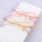 Fashion Cat Eye Eyeglasses For Women Men Flexible Portable Anti Blue Rays Glasses Computer Glasses Optical Eyewear For Men And Women Optical Eyewear Fashionable Eyewear Stevvex