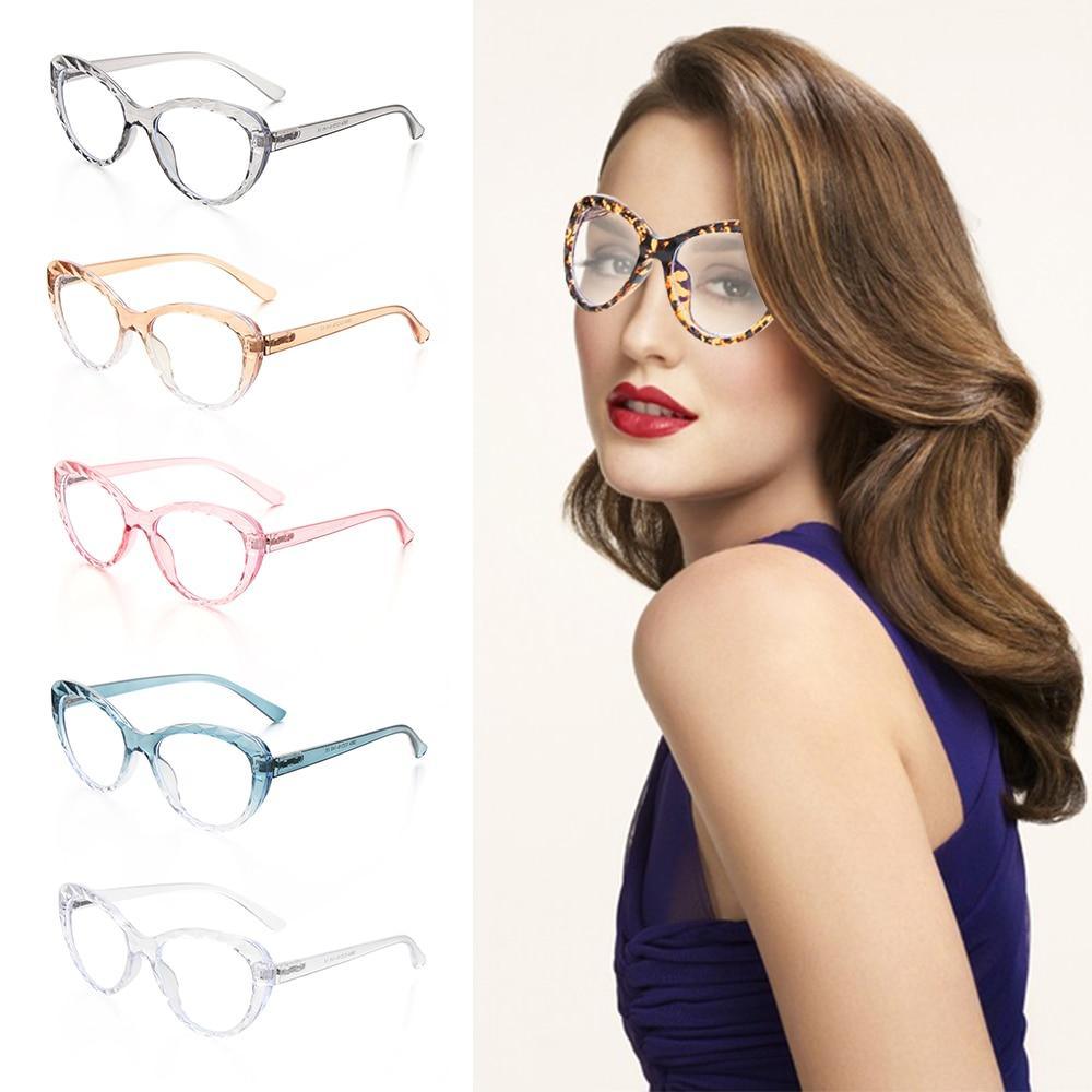 Fashion Cat Eye Eyeglasses For Women Men Flexible Portable Anti Blue Rays Glasses Computer Glasses Optical Eyewear For Men And Women Optical Eyewear Fashionable Eyewear Stevvex