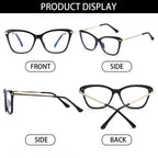Fashion Cat Eye Eyeglasses For Women Men Flexible Portable Anti Blue Rays Glasses Computer Glasses Optical Eyewear For Men And Women Optical Eyewear Fashionable Eyewear Stevvex