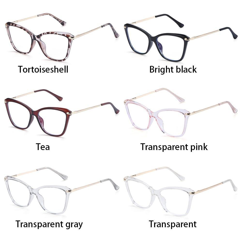 Fashion Cat Eye Eyeglasses For Women Men Flexible Portable Anti Blue Rays Glasses Computer Glasses Optical Eyewear For Men And Women Optical Eyewear Fashionable Eyewear Stevvex