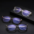 Fashion Cat Eye Eyeglasses For Women Men Flexible Portable Anti Blue Rays Glasses Computer Glasses Optical Eyewear For Men And Women Optical Eyewear Fashionable Eyewear Stevvex