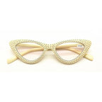 Fashion Classic Cat Eye Reading Glasses Eye Protection Eyewear Computer And Non Prescription Frame Eyewear Men Women Women Lightweight Diamond Eyeglasses Hyperopia Optical Spectacle Female