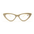 Fashion Classic Cat Eye Reading Glasses Eye Protection Eyewear Computer And Non Prescription Frame Eyewear Men Women Women Lightweight Diamond Eyeglasses Hyperopia Optical Spectacle Female