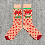 Fashion Colorful Print Socks Women Mushroom Spring Woman Socks Cotton Socks For Women Cotton Men's and Women's Printed Funky Socks - Unisex Mid Crew Length Breathable Pure Cotton Super Soft Quirky Prints Socks Stevvex