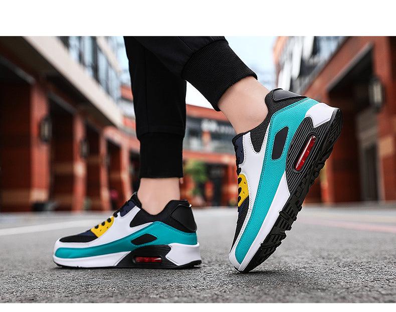 Fashion Couple Sports Running Shoes Jogging Shoes Outdoor Sports Sneakers Lace Up Unisex Walk Women's Air Athletic Running Shoes Fashion Sport Gym Jogging Tennis Fitness Sneakers Stevvex