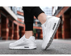 Fashion Couple Sports Running Shoes Jogging Shoes Outdoor Sports Sneakers Lace Up Unisex Walk Women's Air Athletic Running Shoes Fashion Sport Gym Jogging Tennis Fitness Sneakers Stevvex