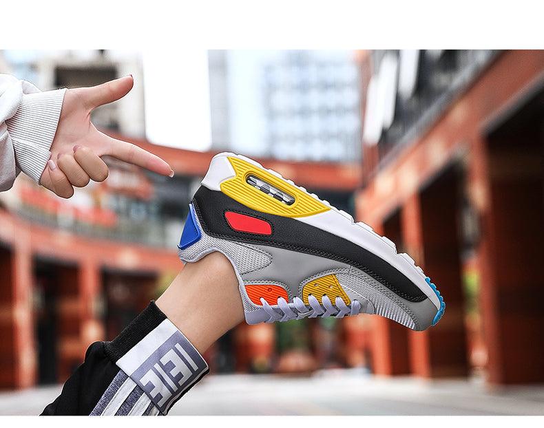 Fashion Couple Sports Running Shoes Jogging Shoes Outdoor Sports Sneakers Lace Up Unisex Walk Women's Air Athletic Running Shoes Fashion Sport Gym Jogging Tennis Fitness Sneakers Stevvex