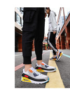 Fashion Couple Sports Running Shoes Jogging Shoes Outdoor Sports Sneakers Lace Up Unisex Walk Women's Air Athletic Running Shoes Fashion Sport Gym Jogging Tennis Fitness Sneakers Stevvex
